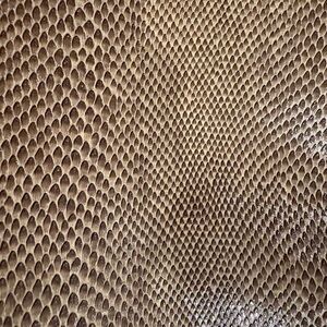Premium vinyl faux python look fabric